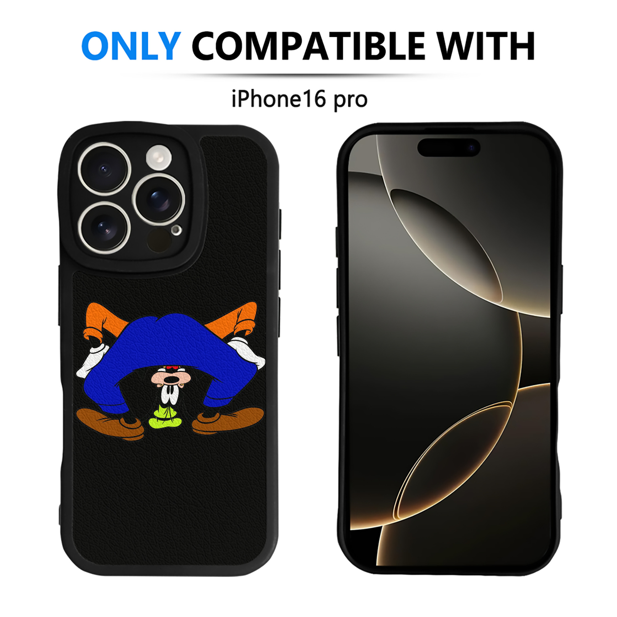 （画像用） ミッキーマウス Mickey Mouse 【iPhone 16シリーズ対応】シリコンスマホケース（レザー調） 材質：シリコン